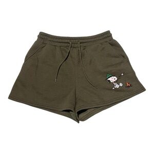 Green Snoopy Shorts